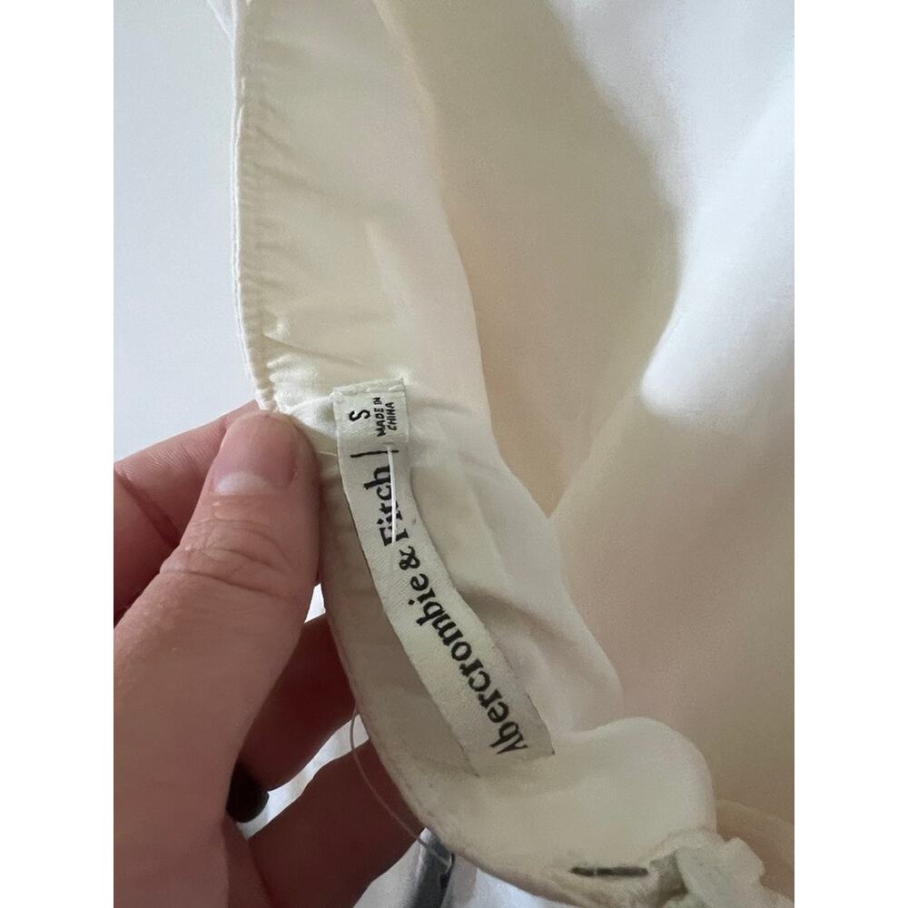 Abercrombie & Fitch White Halter Mini Dress - Picture 4 of 5